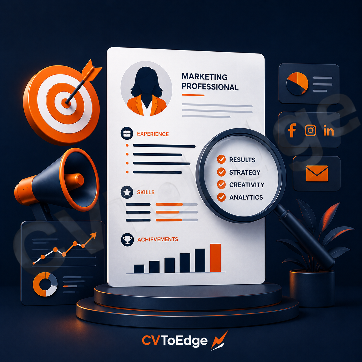 What recruiters in marketing look for in a CV cover image